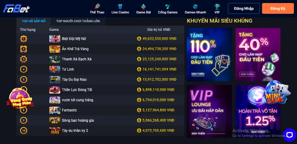 Game bắn cá giải trí với đồ họa đẹp mắt tại 6789 Zone